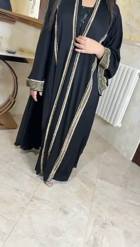 Abaya DUBAI bordure doré