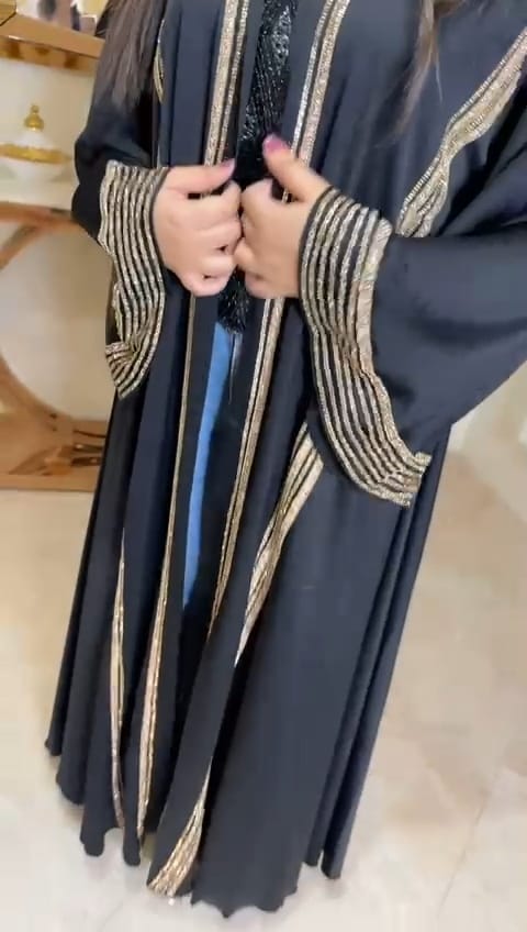 Abaya DUBAI bordure doré