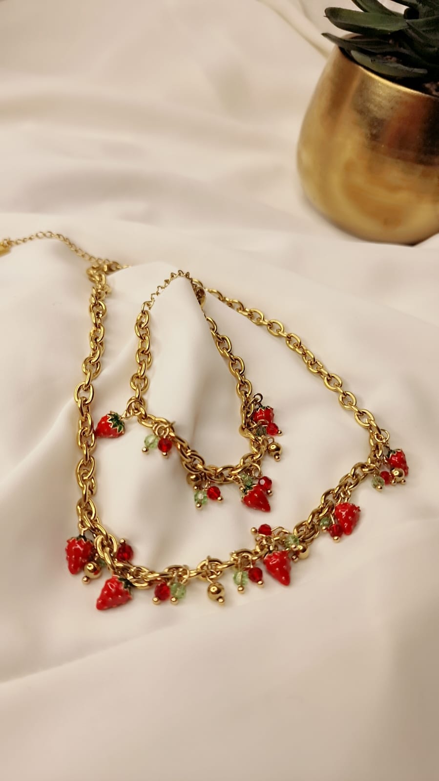 FRAISE parure 2 pieces