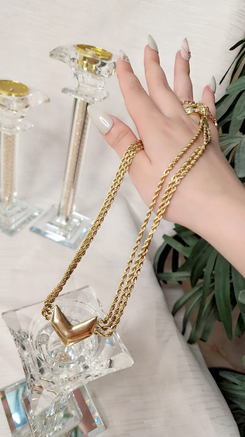 Sultana V parure deux pieces chaine et gourmette
