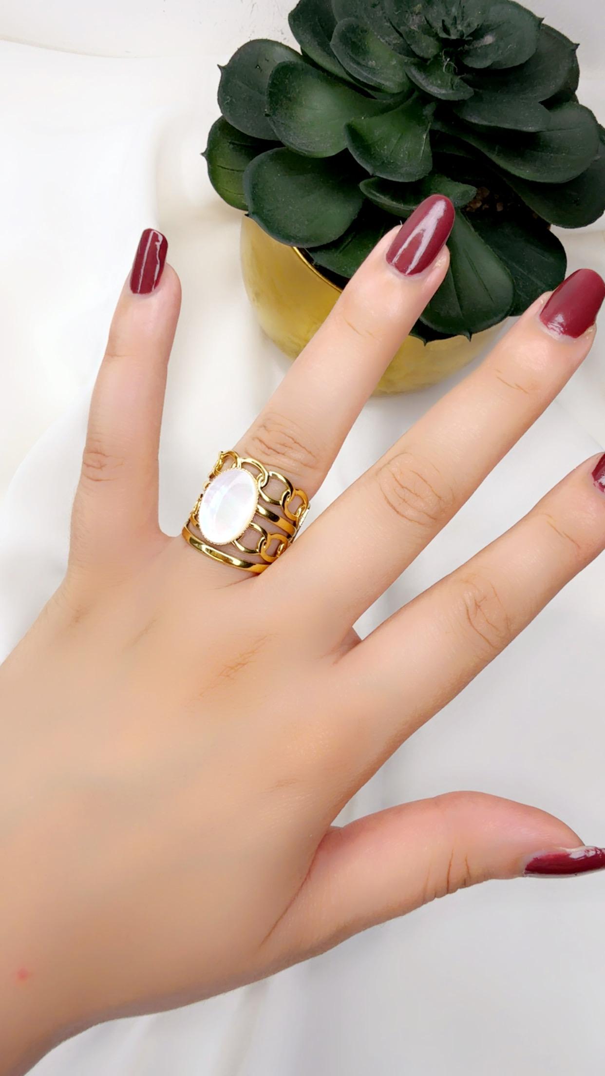 Bague nacré