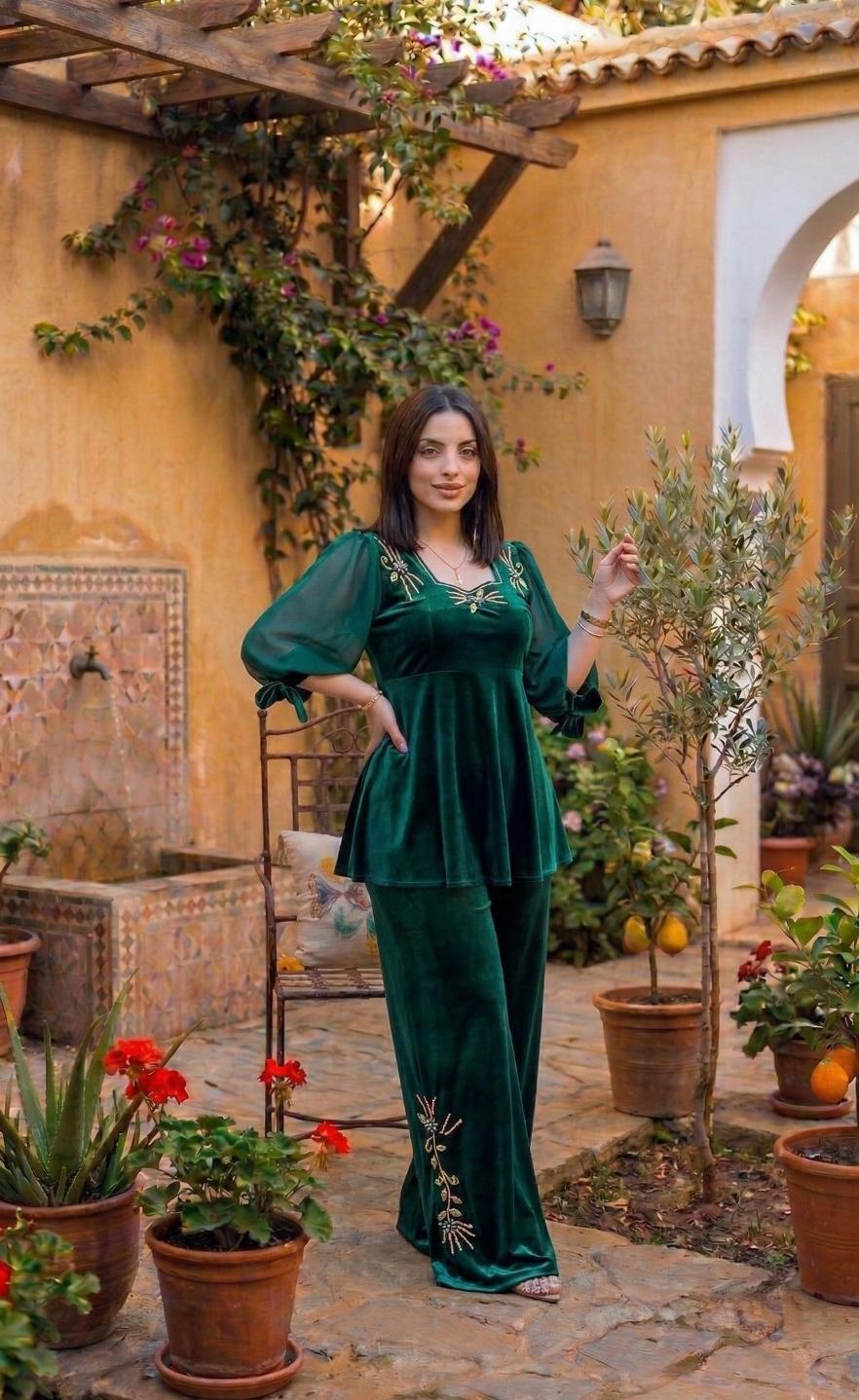 Ensemble faracha Vert