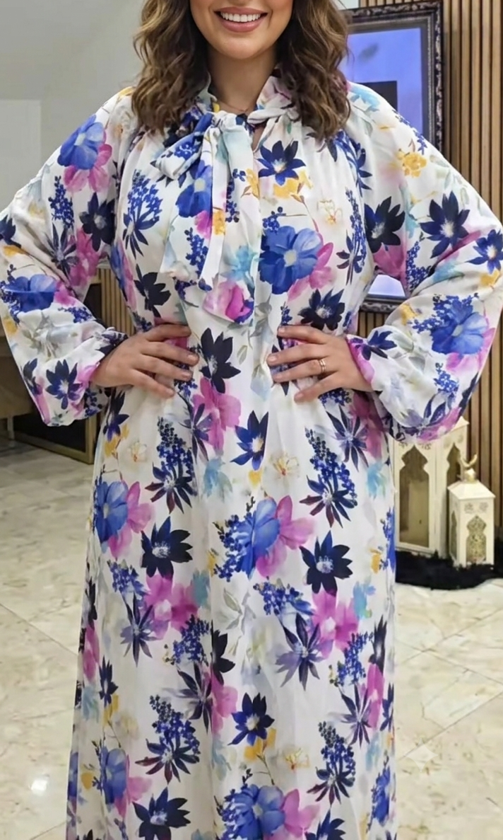 Robe élégante fleurie