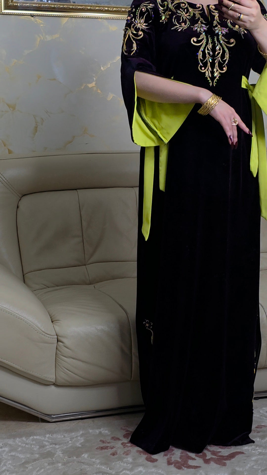 Robe Papillon aubergine