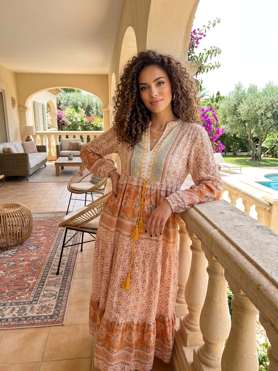 Robe flora