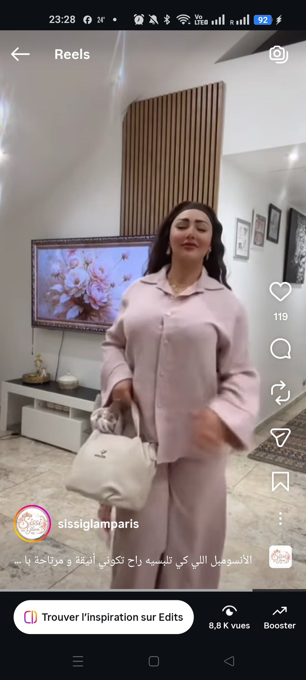 Ensemble avec foulard