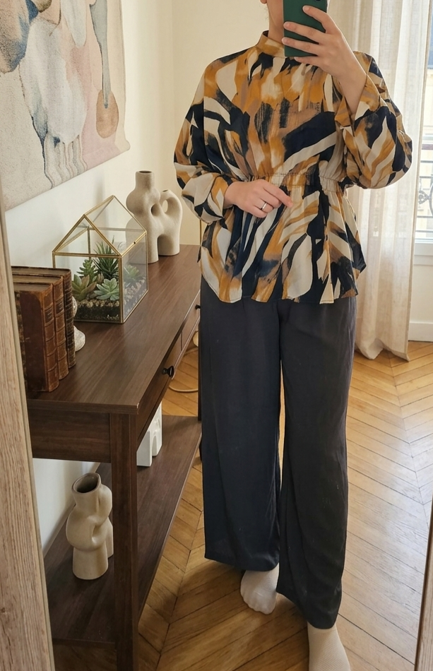 Ensemble fleur deux pièces taille standard