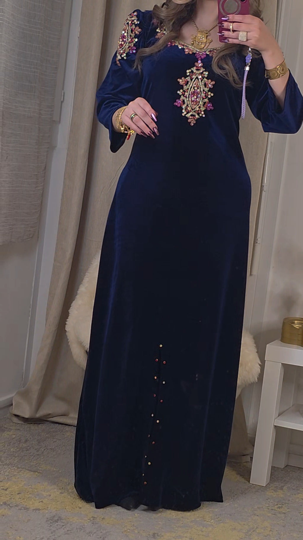 Robe bella grenat